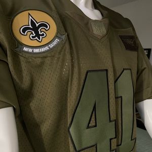 Alvin Kamara Saints Salute Large Jersey 2020